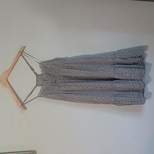 Womens gray strappy sundress in size large